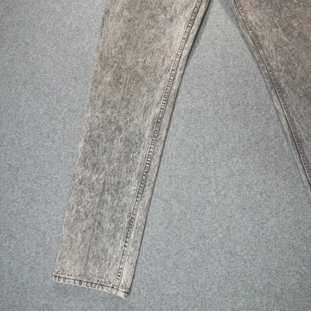Levi 506 Jeans Mens 30x34 Gray Acid Wash Straight Leg Vintage Made USA 506-0261